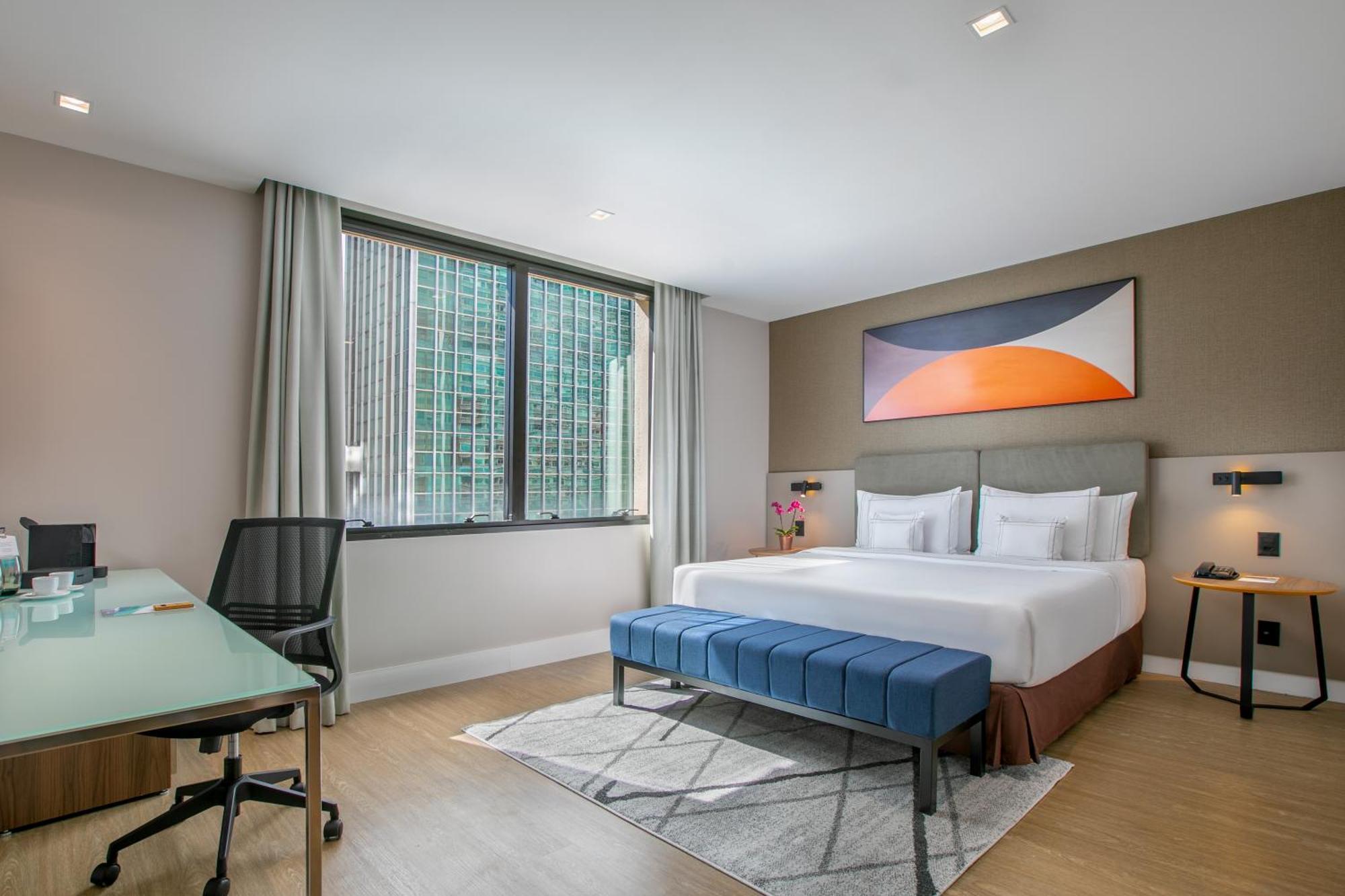 Melia Paulista Hotell São Paulo Exteriör bild Deluxe Room